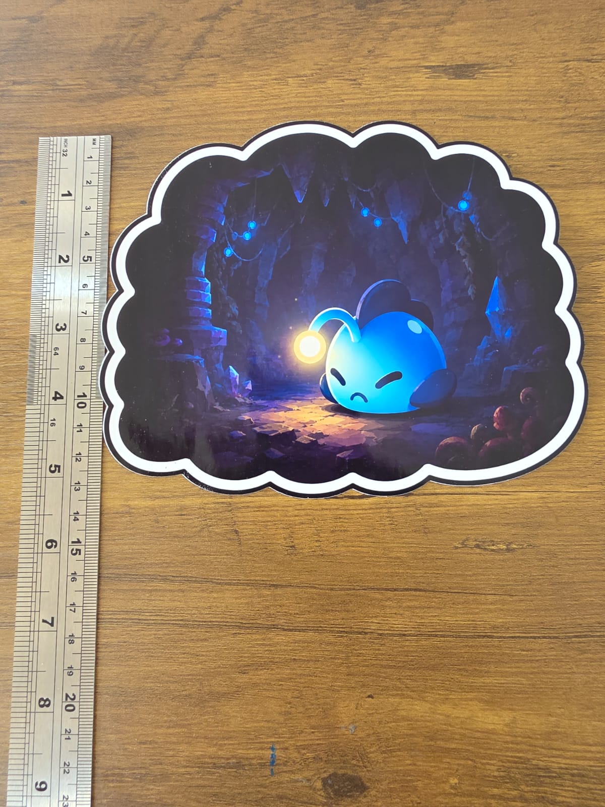 Slime Rancher 2 Inspired Angler Slime in Cave Glossy Die Cut Sticker | 2 Sizes Available