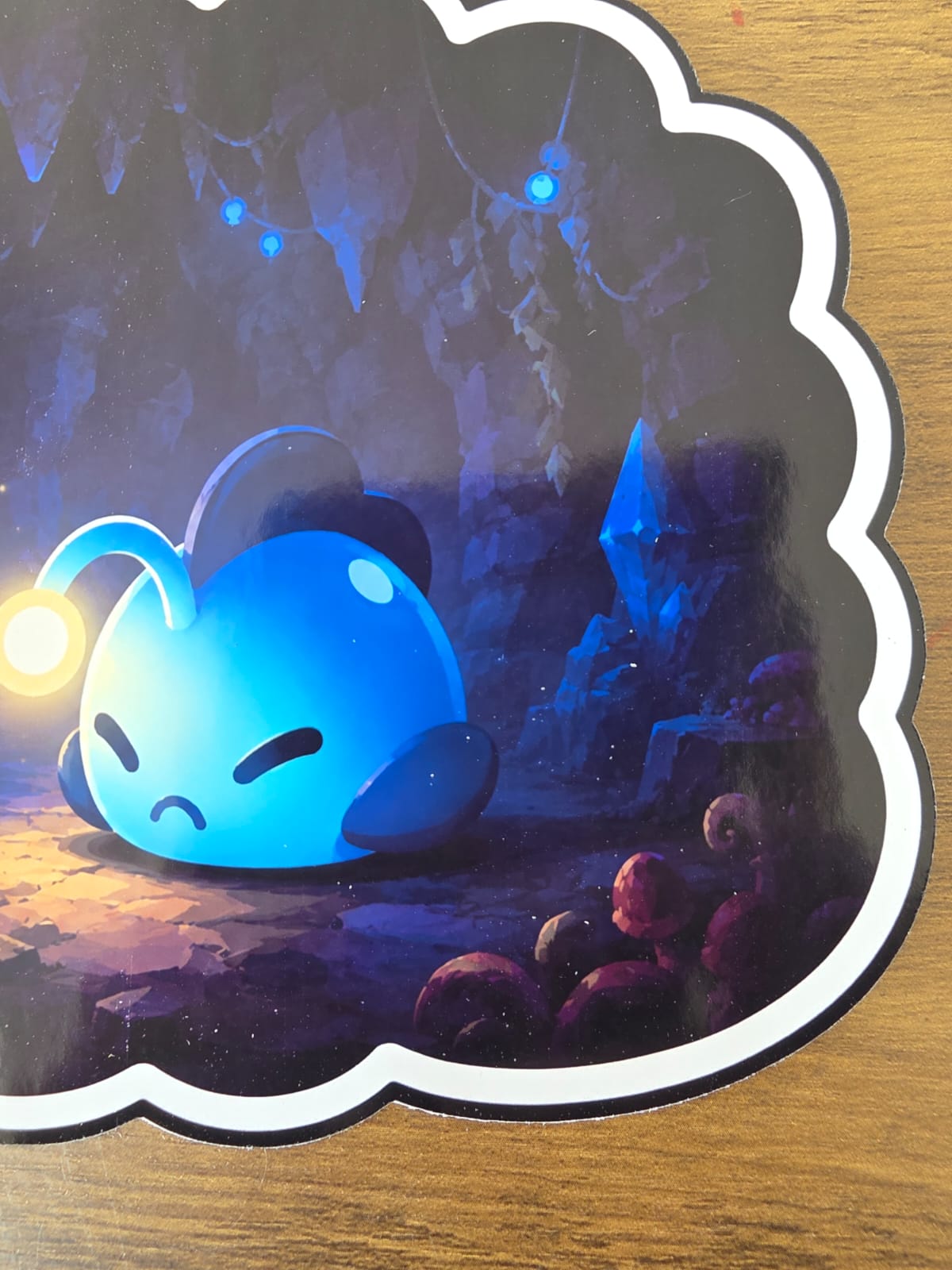 Slime Rancher 2 Inspired Angler Slime in Cave Glossy Die Cut Sticker | 2 Sizes Available