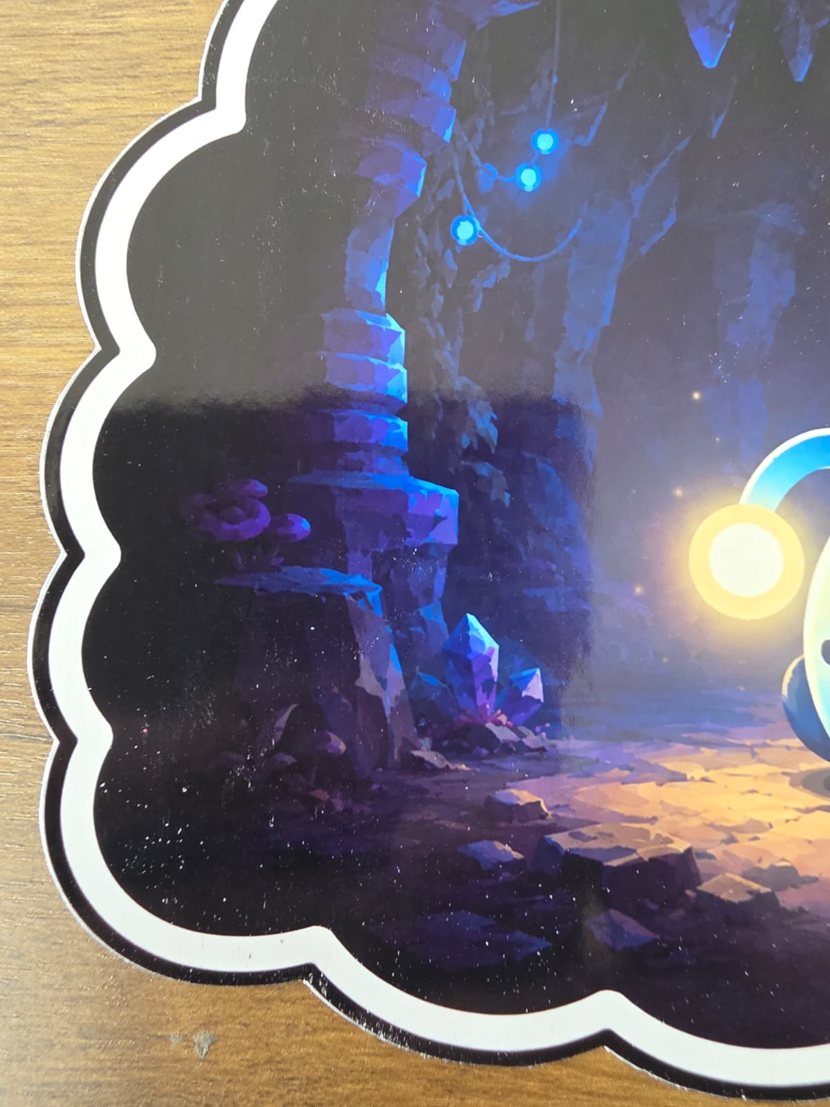 Slime Rancher 2 Inspired Angler Slime in Cave Glossy Die Cut Sticker | 2 Sizes Available