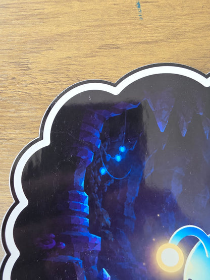 Slime Rancher 2 Inspired Angler Slime in Cave Glossy Die Cut Sticker | 2 Sizes Available