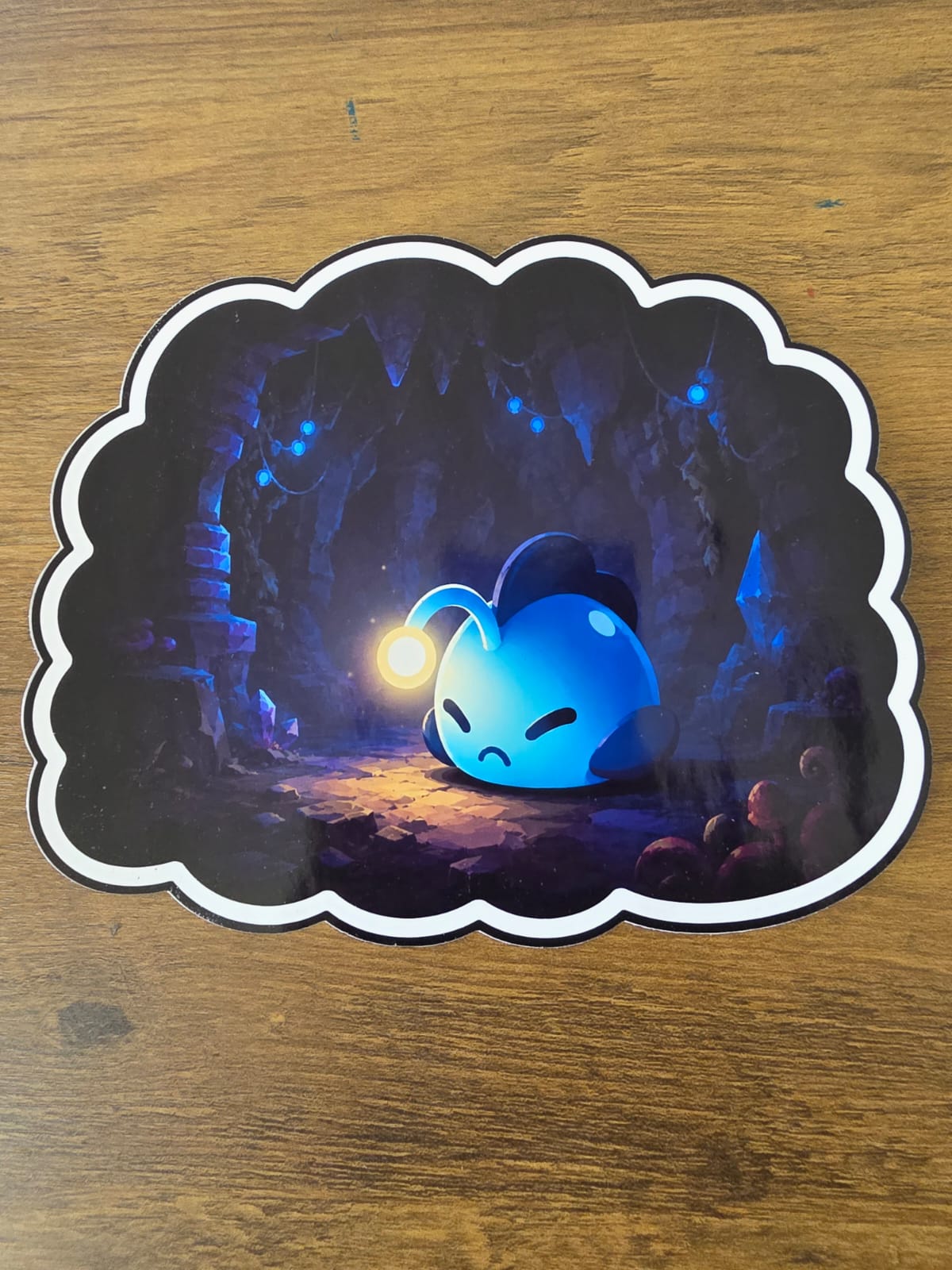 Slime Rancher 2 Inspired Angler Slime in Cave Glossy Die Cut Sticker | 2 Sizes Available