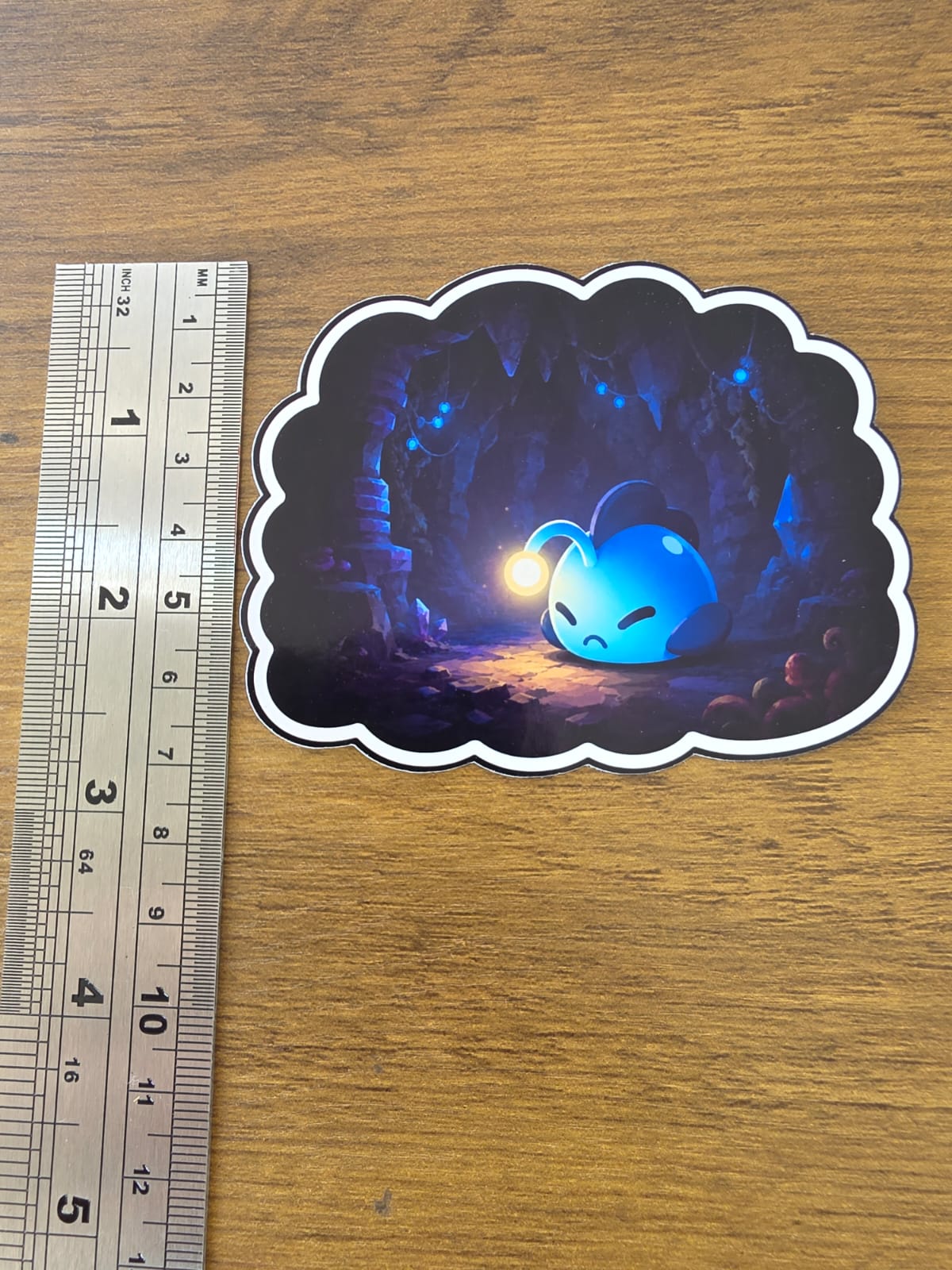 Slime Rancher 2 Inspired Angler Slime in Cave Glossy Die Cut Sticker | 2 Sizes Available