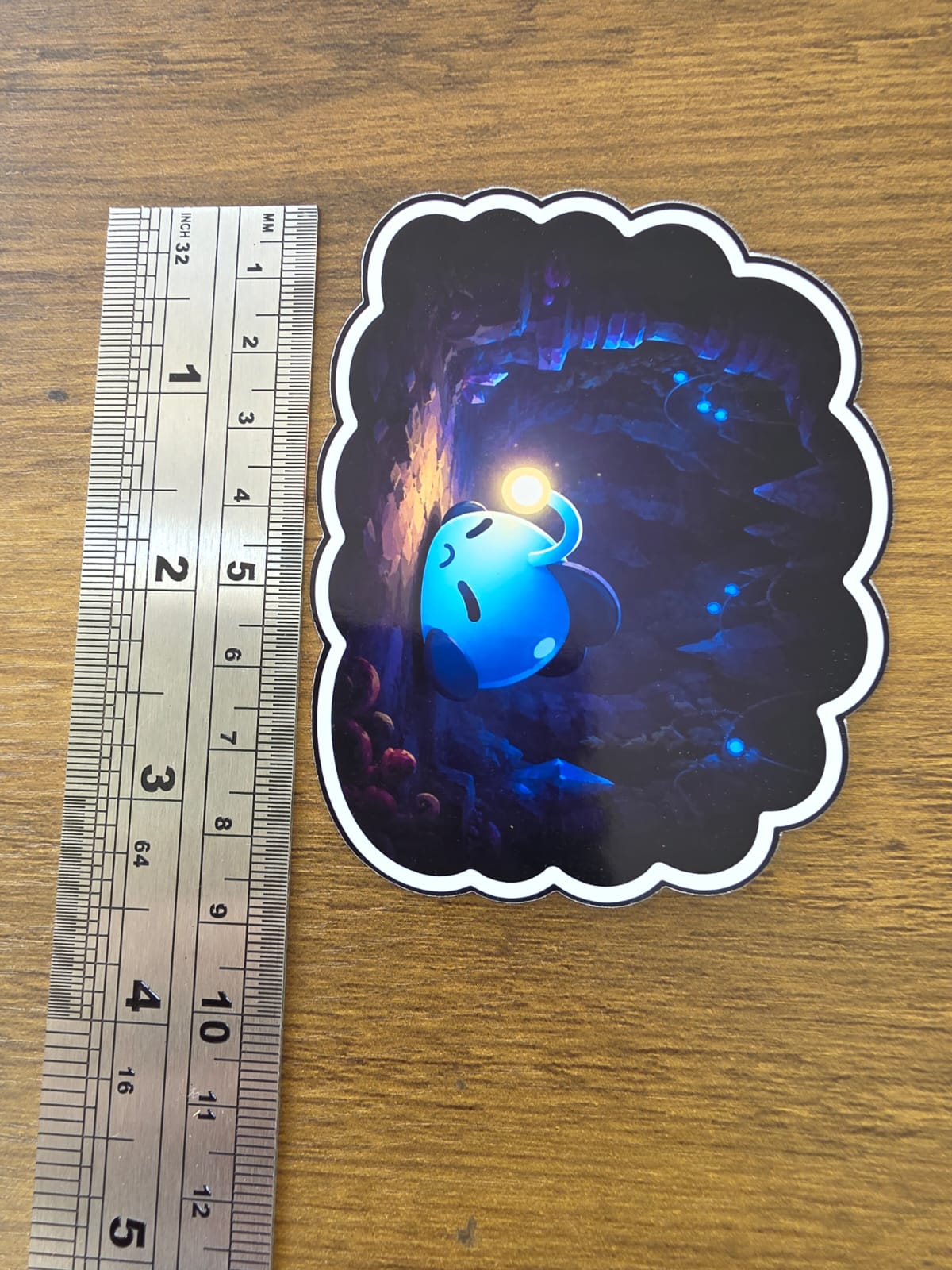 Slime Rancher 2 Inspired Angler Slime in Cave Glossy Die Cut Sticker | 2 Sizes Available