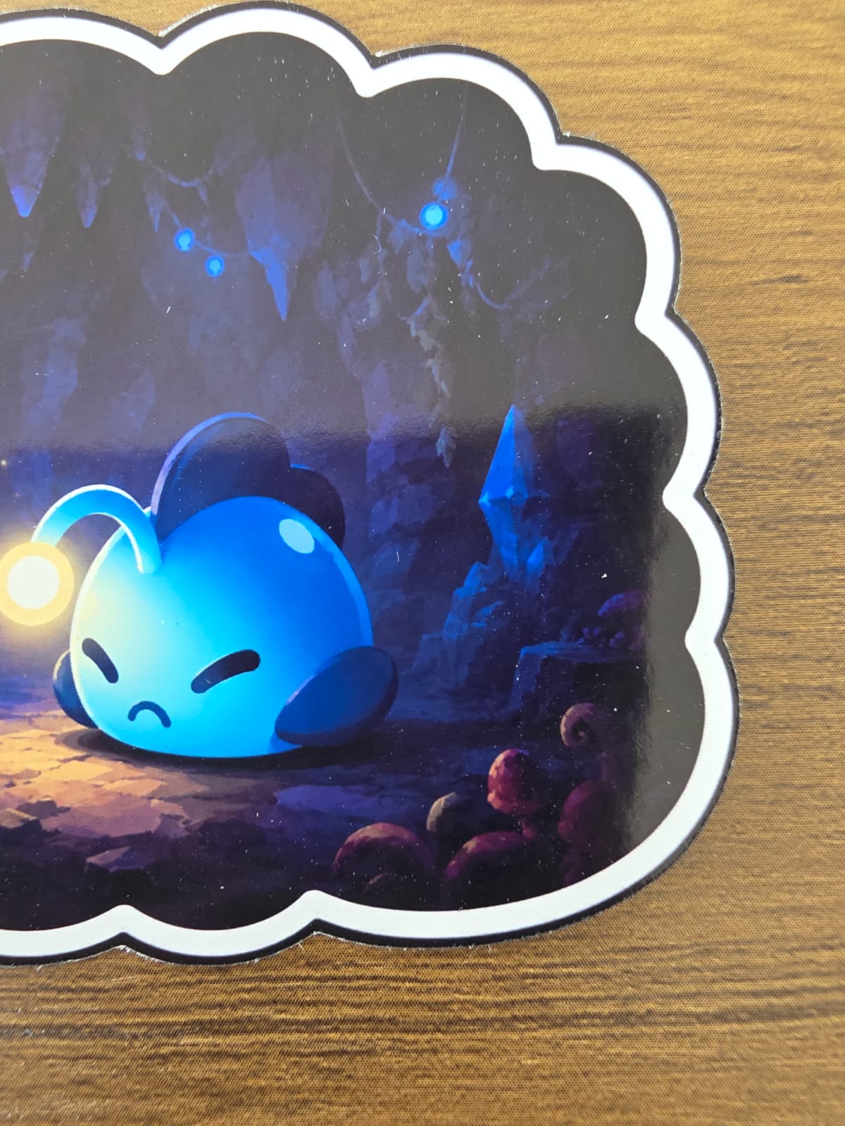 Slime Rancher 2 Inspired Angler Slime in Cave Glossy Die Cut Sticker | 2 Sizes Available