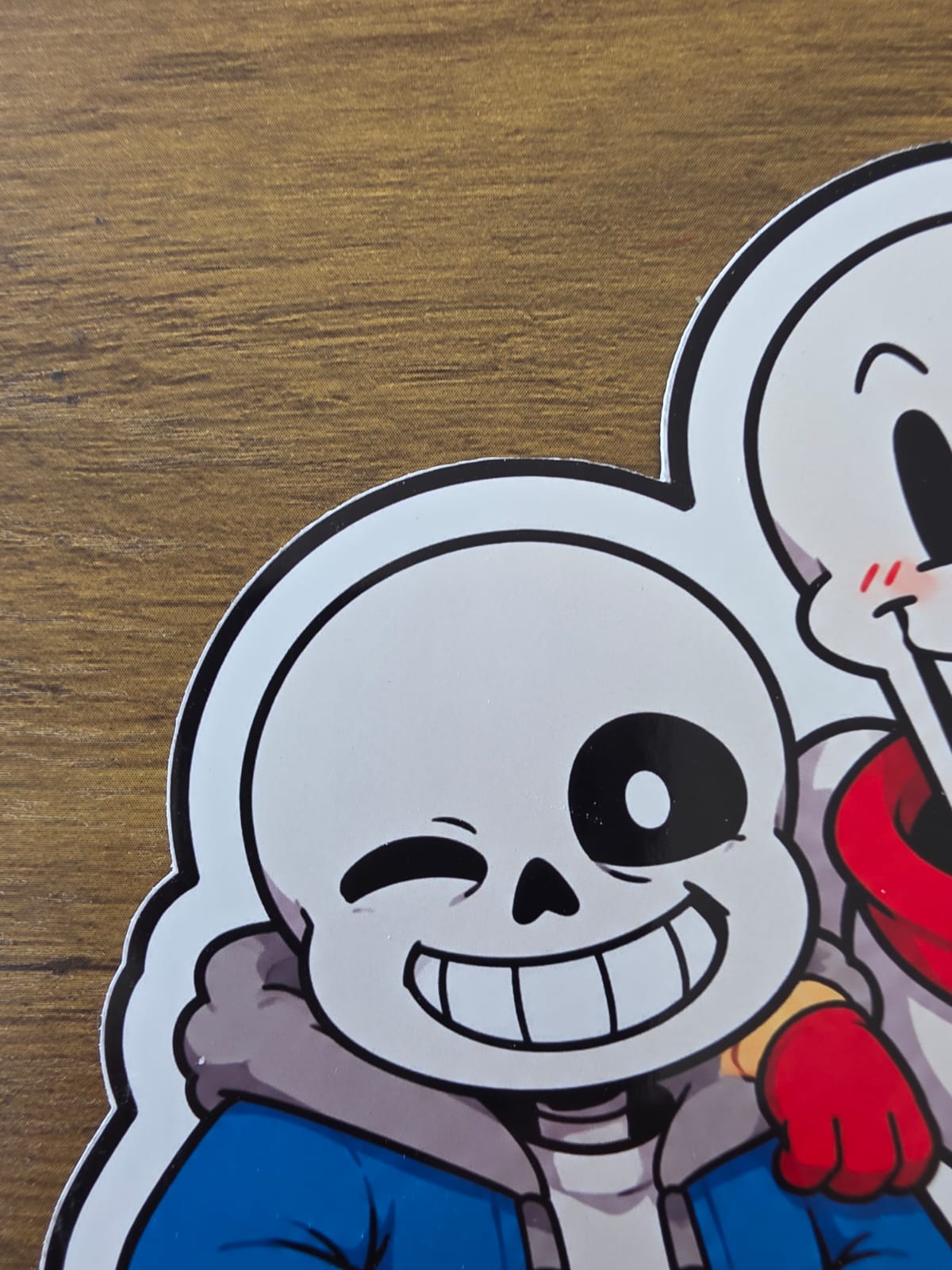 Undertale Inspired Sans & Papyrus Glossy Die Cut Sticker | 2 Sizes Available