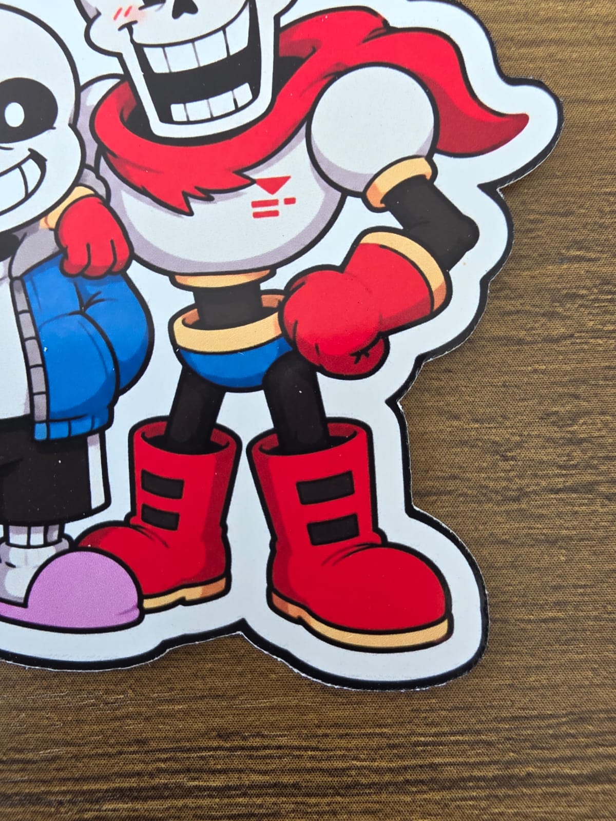 Undertale Inspired Sans & Papyrus Glossy Die Cut Sticker | 2 Sizes Available