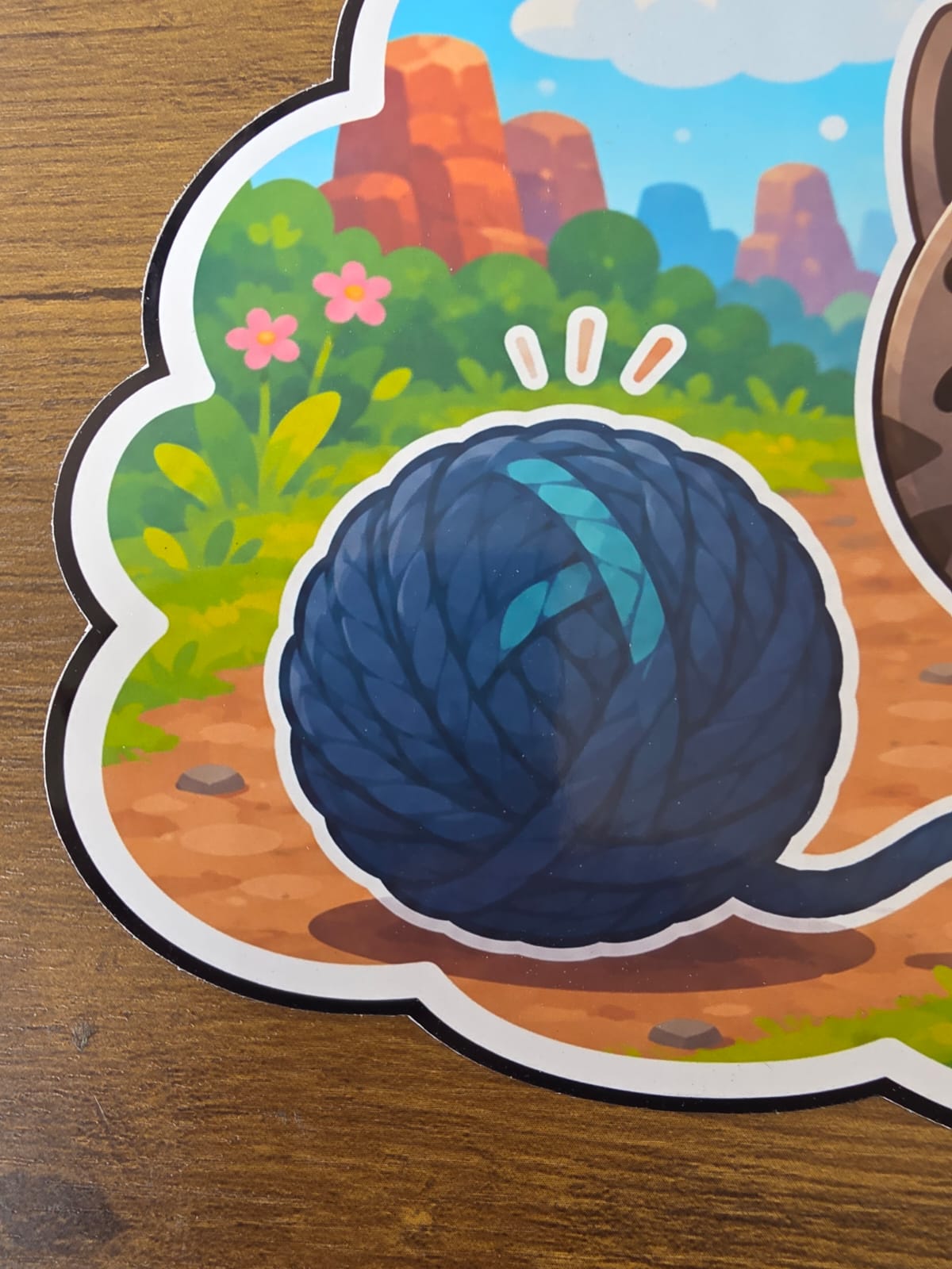 Slime Rancher Inspired Tabby & Yarn Glossy Die Cut Sticker | 2 Sizes Available