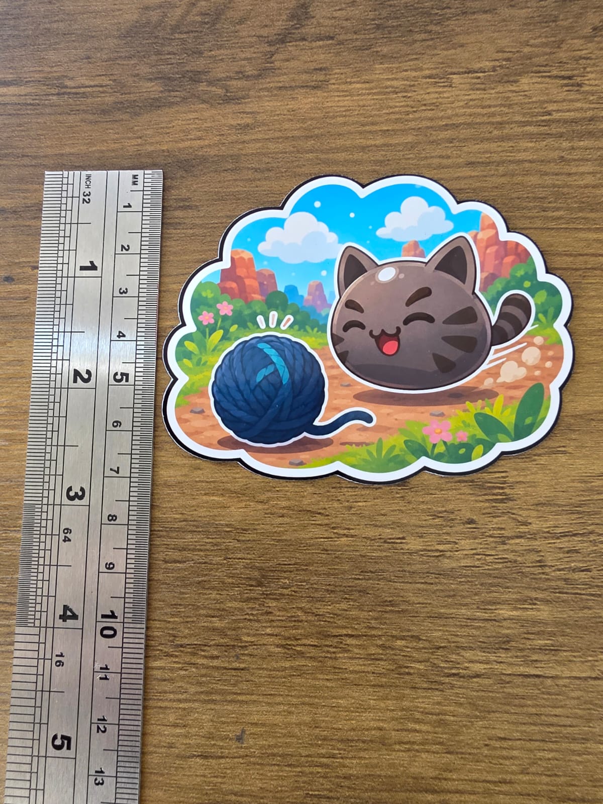 Slime Rancher Inspired Tabby & Yarn Glossy Die Cut Sticker | 2 Sizes Available