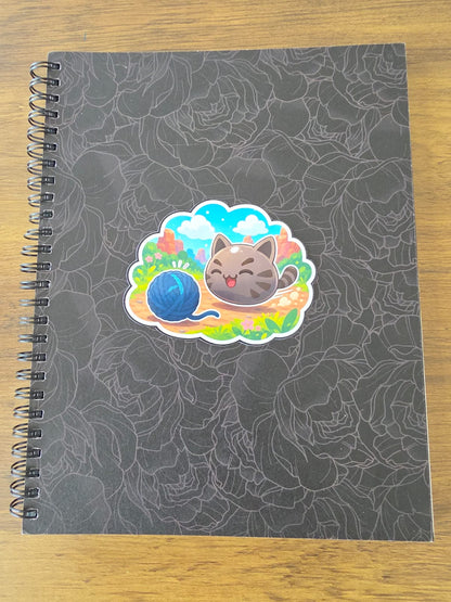 Slime Rancher Inspired Tabby & Yarn Glossy Die Cut Sticker | 2 Sizes Available