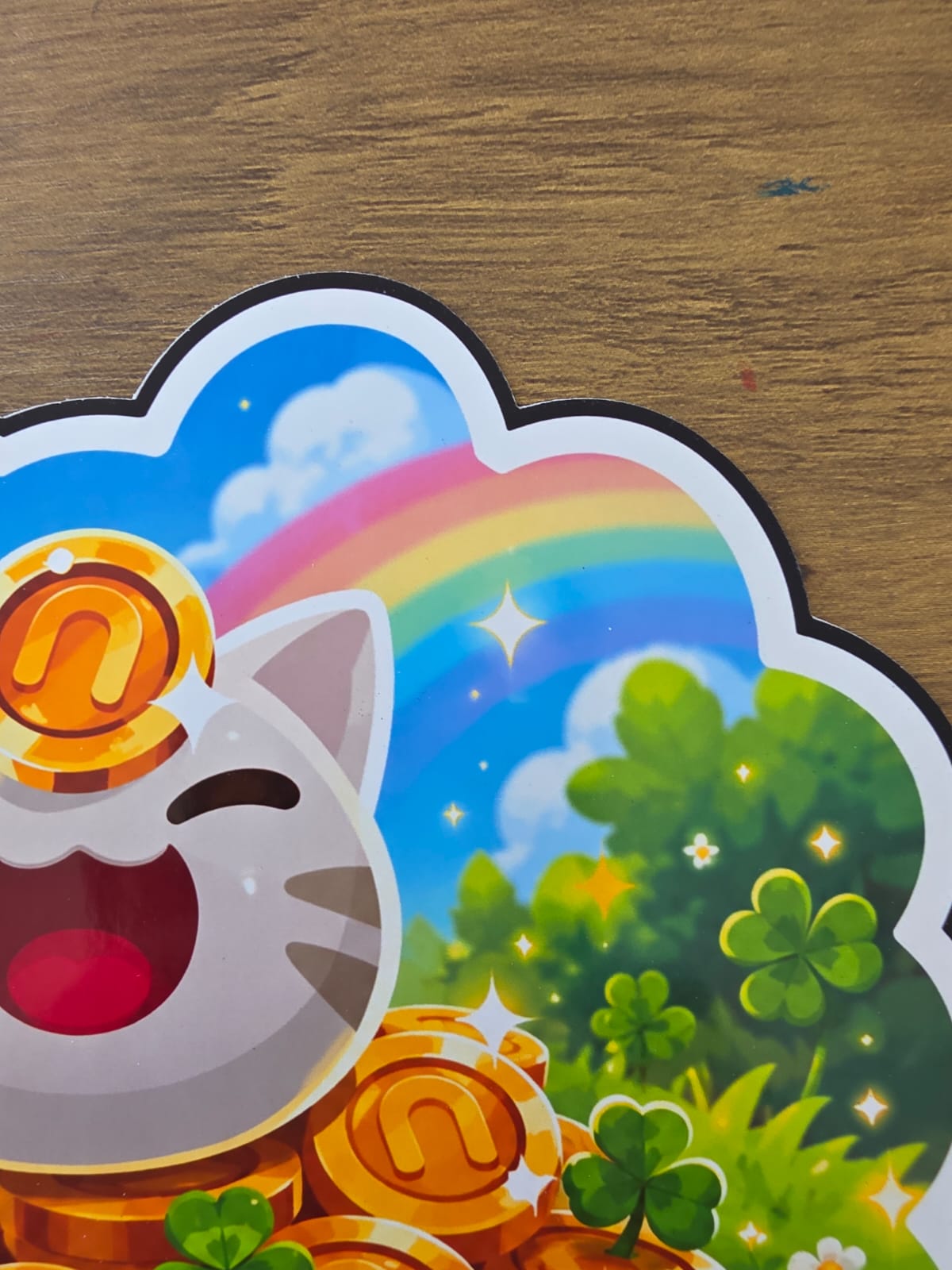 Slime Rancher Inspired Lucky Slime Newbucks Glossy Die Cut Sticker | 2 Sizes Available