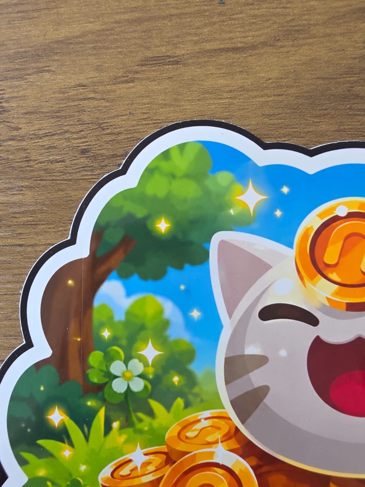 Slime Rancher Inspired Lucky Slime Newbucks Glossy Die Cut Sticker | 2 Sizes Available