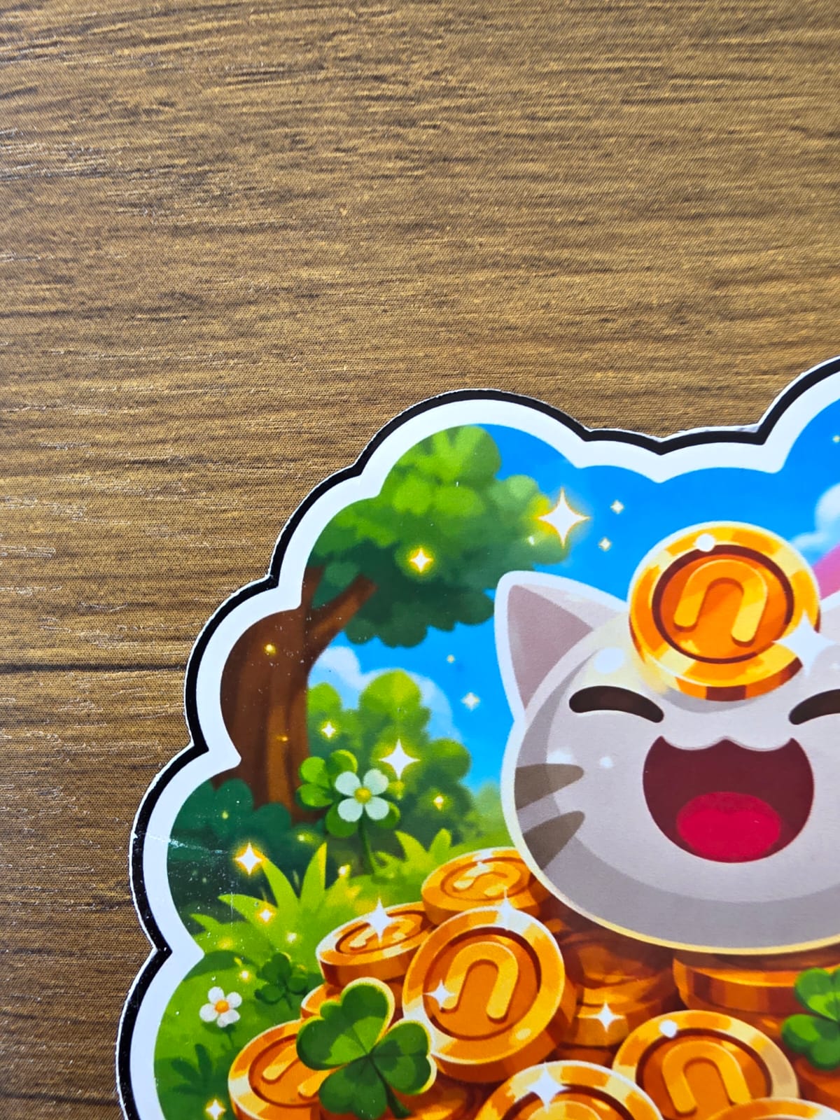 Slime Rancher Inspired Lucky Slime Newbucks Glossy Die Cut Sticker | 2 Sizes Available