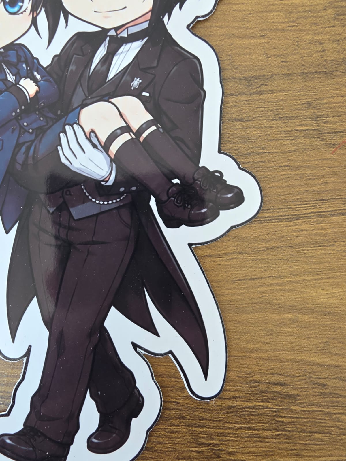 Black Butler (Kuroshitsuji) Inspired Ciel & Sebastian Glossy Die Cut Sticker | 2 Sizes Available