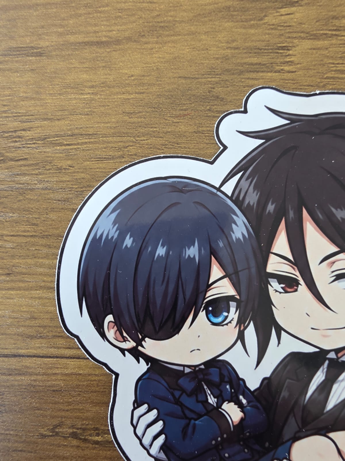 Black Butler (Kuroshitsuji) Inspired Ciel & Sebastian Glossy Die Cut Sticker | 2 Sizes Available