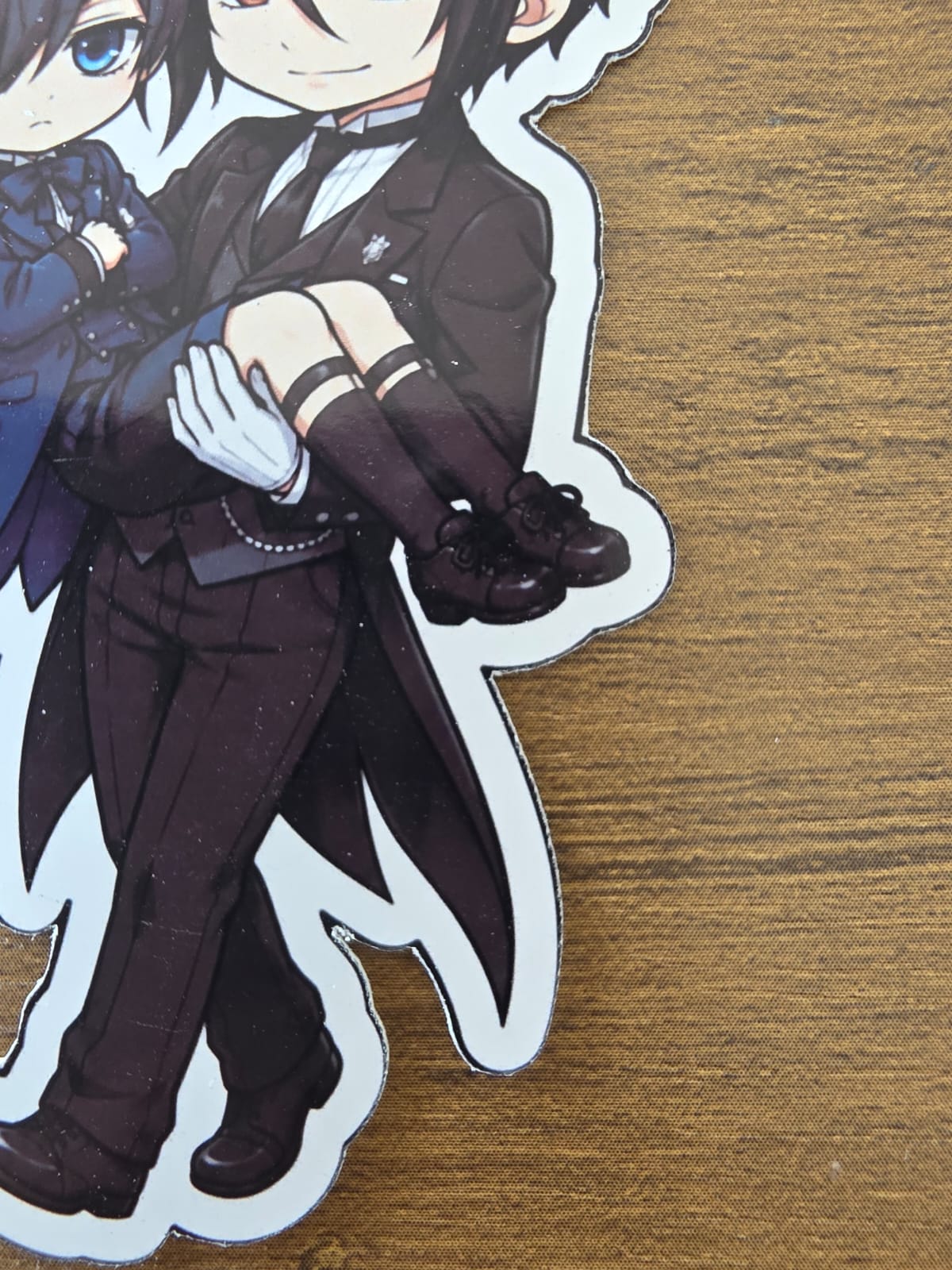 Black Butler (Kuroshitsuji) Inspired Ciel & Sebastian Glossy Die Cut Sticker | 2 Sizes Available
