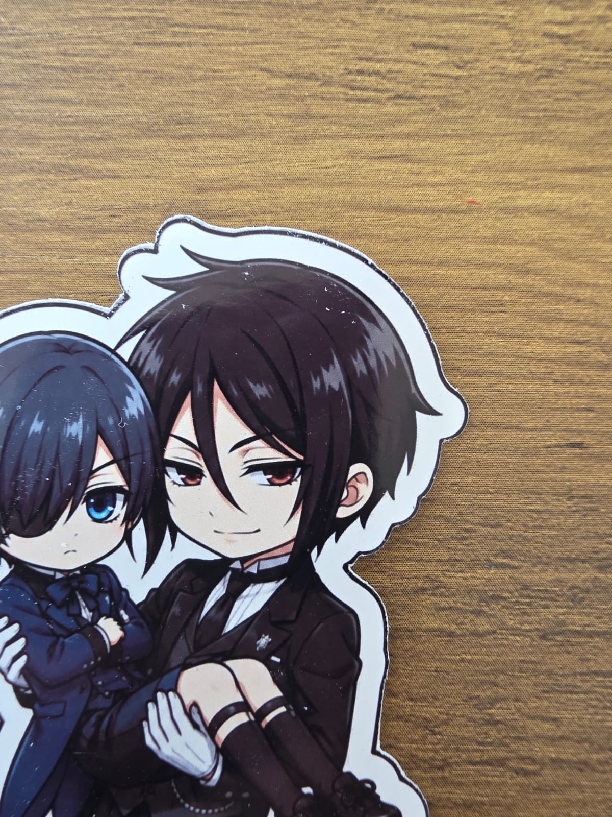 Black Butler (Kuroshitsuji) Inspired Ciel & Sebastian Glossy Die Cut Sticker | 2 Sizes Available