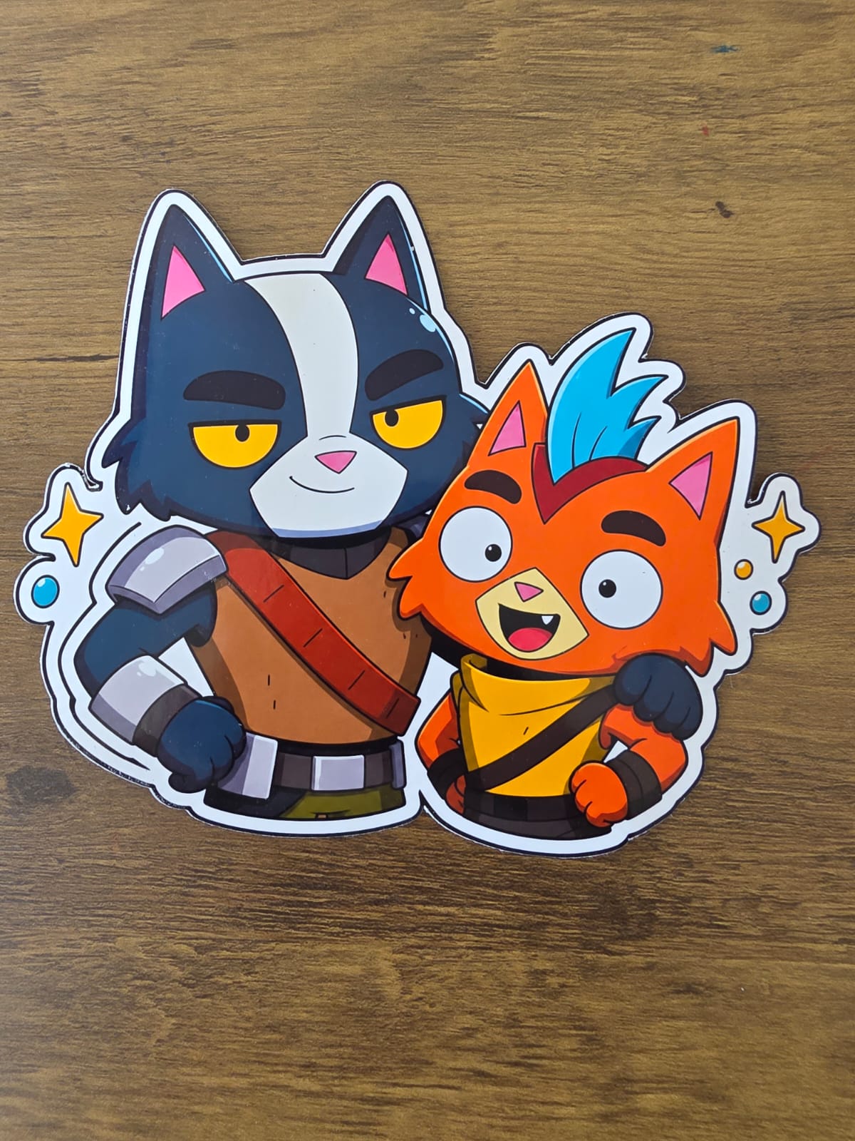 Final Space Inspired Avocato & Little Cato Glossy Die Cut Sticker | 2 Sizes Available