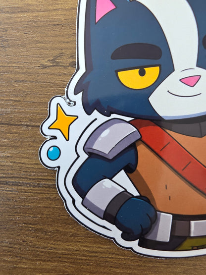 Final Space Inspired Avocato & Little Cato Glossy Die Cut Sticker | 2 Sizes Available