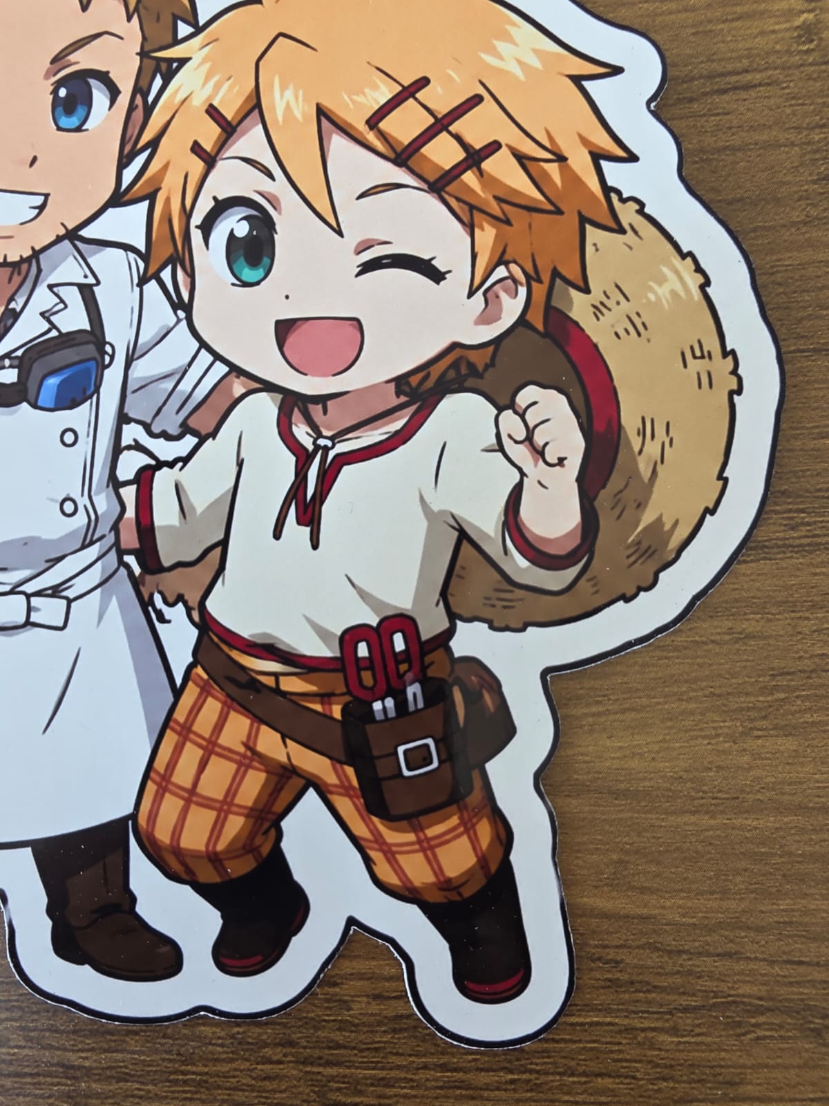 Black Butler (Kuroshitsuji) Inspired Mey-Rin Bardroy & Finny Glossy Sticker | 2 Sizes Available