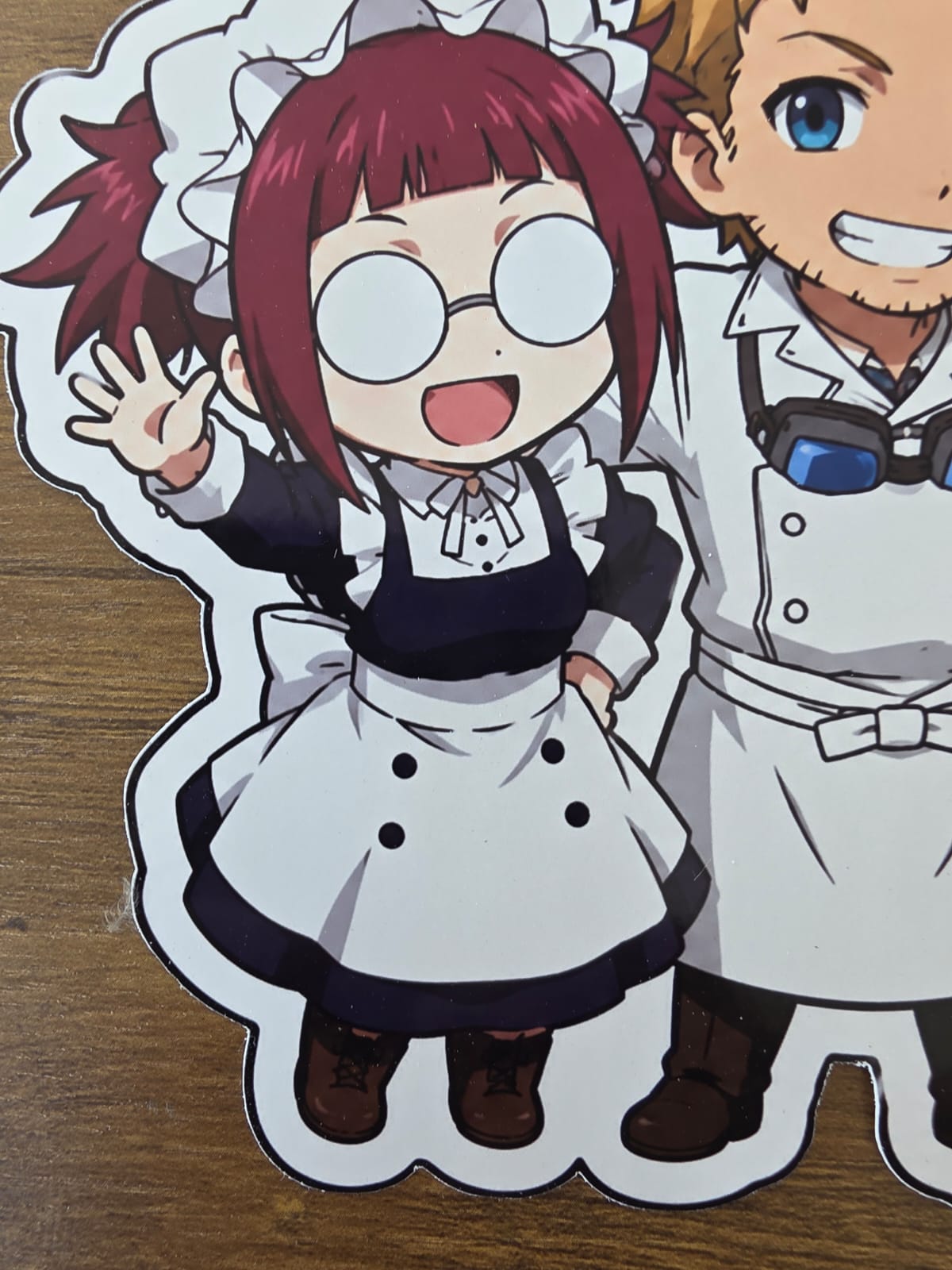 Black Butler (Kuroshitsuji) Inspired Mey-Rin Bardroy & Finny Glossy Sticker | 2 Sizes Available