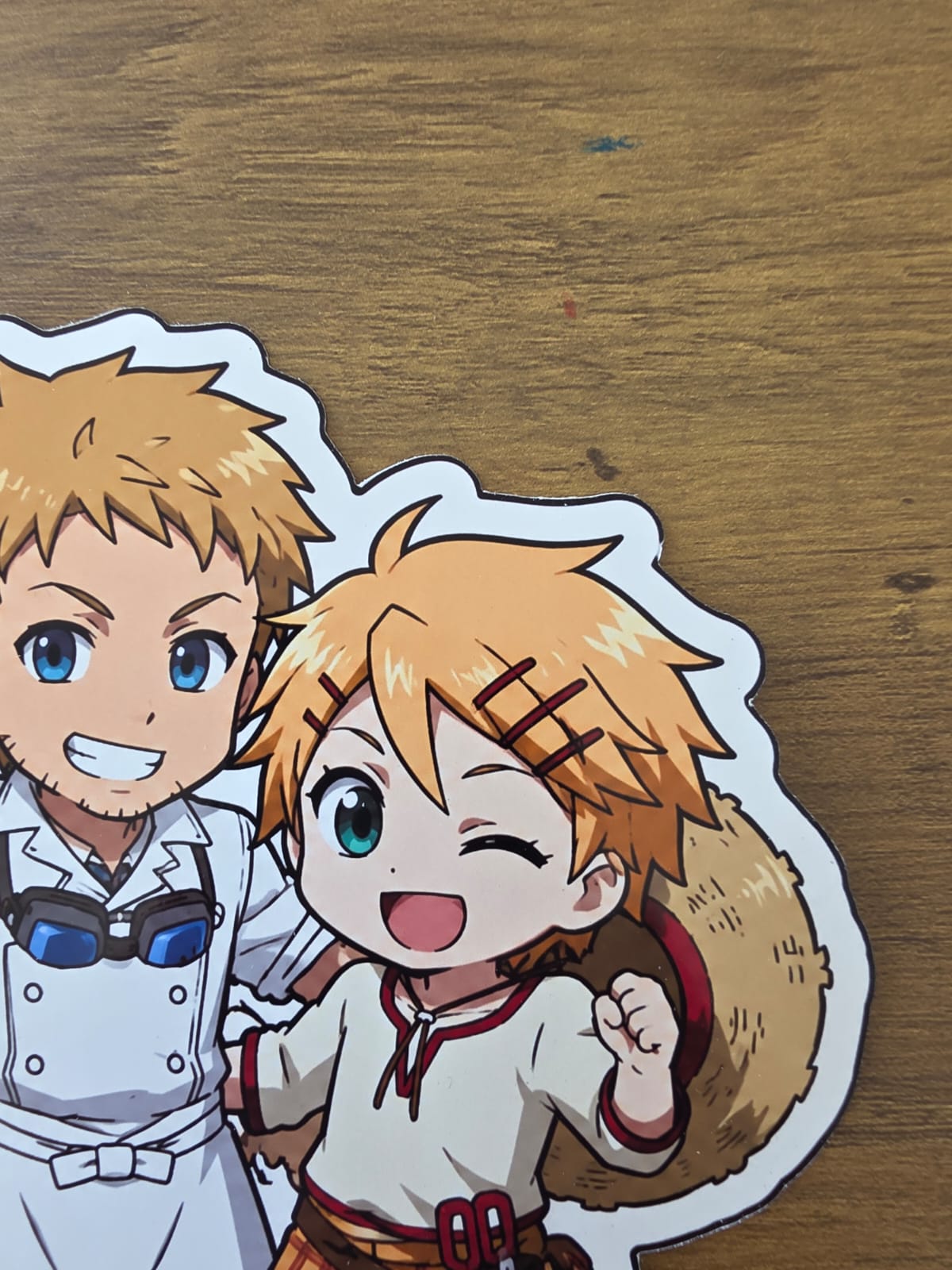 Black Butler (Kuroshitsuji) Inspired Mey-Rin Bardroy & Finny Glossy Sticker | 2 Sizes Available