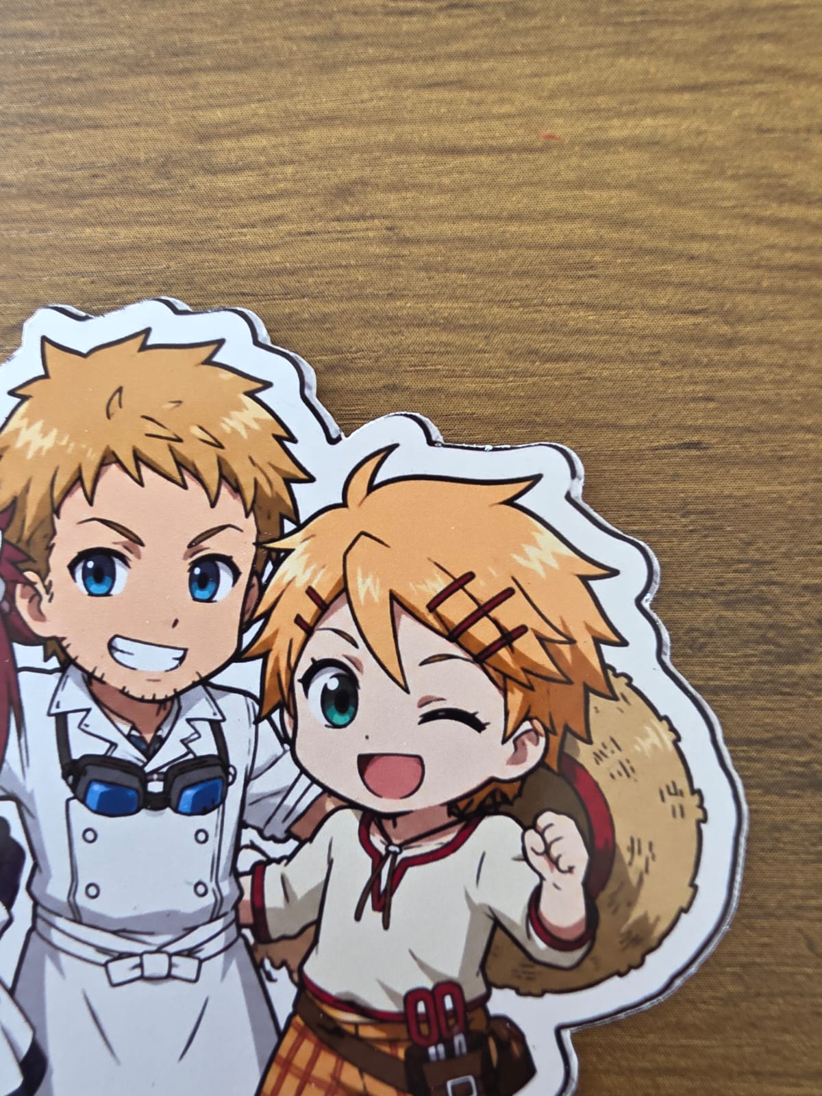 Black Butler (Kuroshitsuji) Inspired Mey-Rin Bardroy & Finny Glossy Sticker | 2 Sizes Available