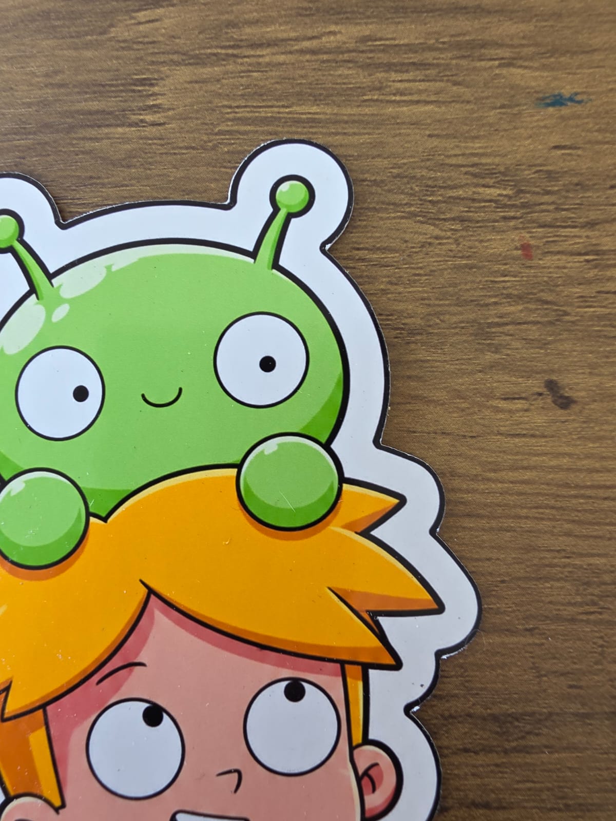 Final Space Inspired Gary & Mooncake Glossy Die Cut Sticker | 2 Sizes Available