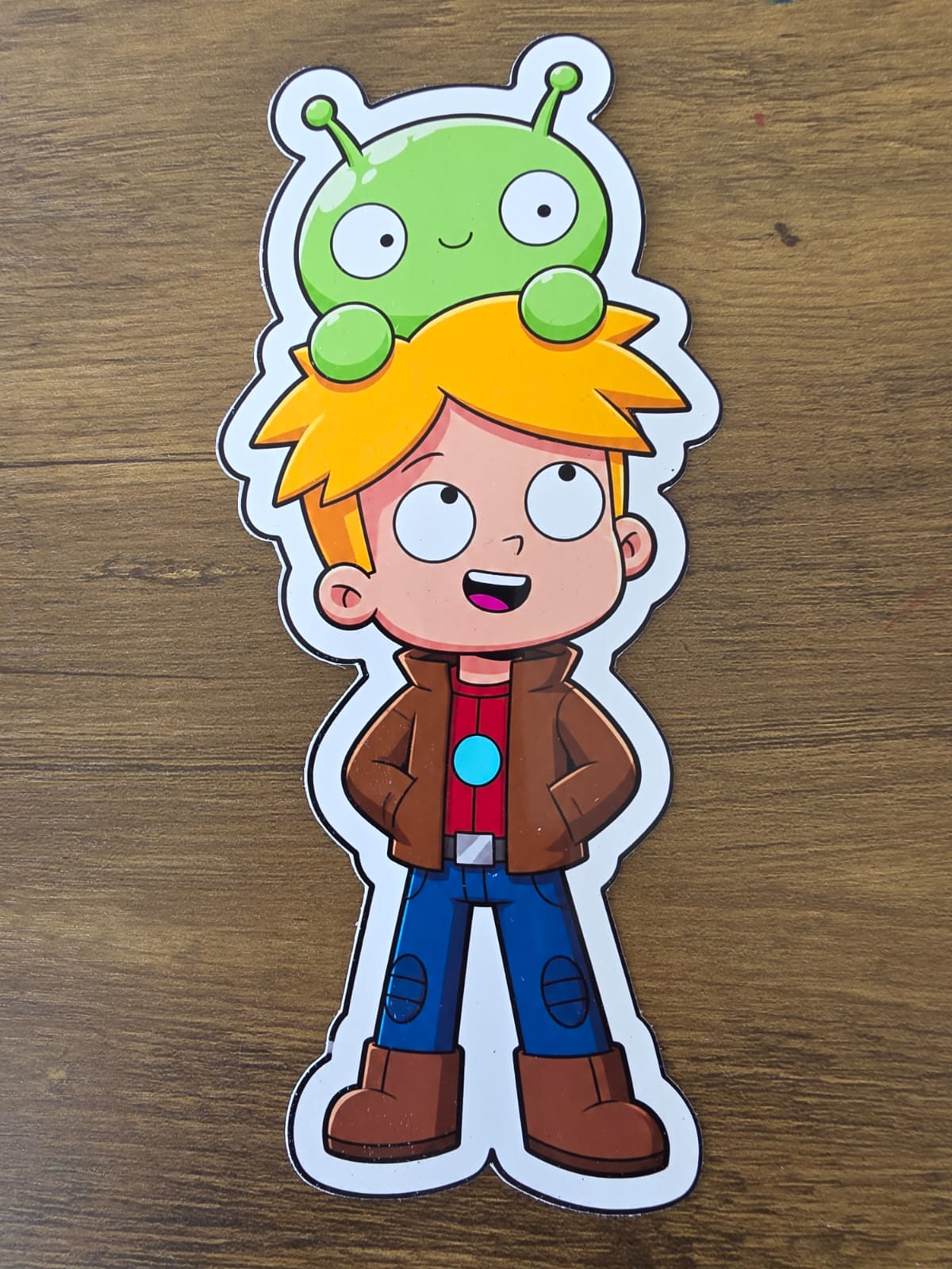 Final Space Inspired Gary & Mooncake Glossy Die Cut Sticker | 2 Sizes Available