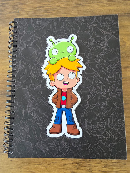 Final Space Inspired Gary & Mooncake Glossy Die Cut Sticker | 2 Sizes Available
