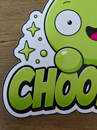 Final Space Inspired Mooncake & Chookity Glossy Die Cut Sticker | 2 Sizes Available