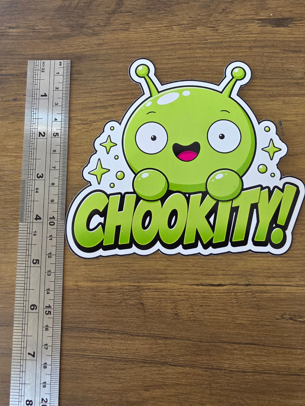 Final Space Inspired Mooncake & Chookity Glossy Die Cut Sticker | 2 Sizes Available