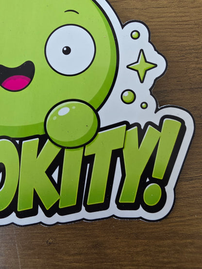 Final Space Inspired Mooncake & Chookity Glossy Die Cut Sticker | 2 Sizes Available