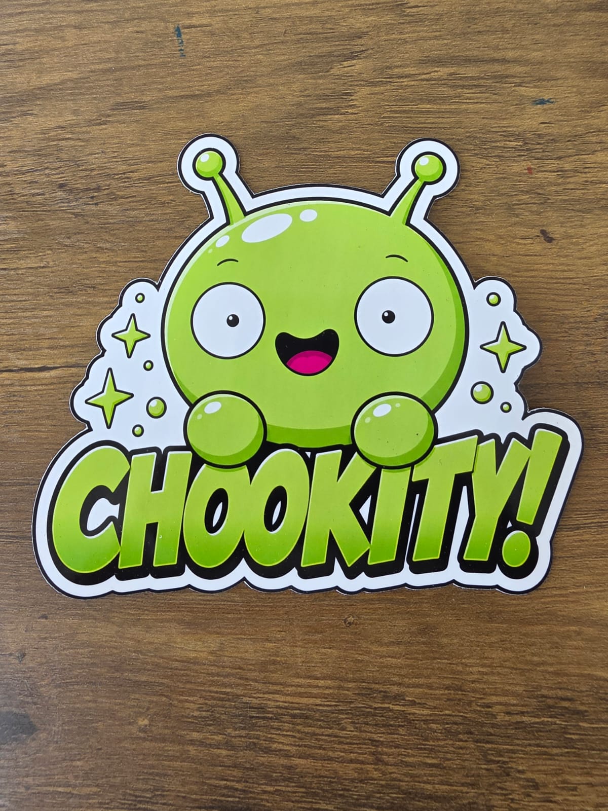 Final Space Inspired Mooncake & Chookity Glossy Die Cut Sticker | 2 Sizes Available