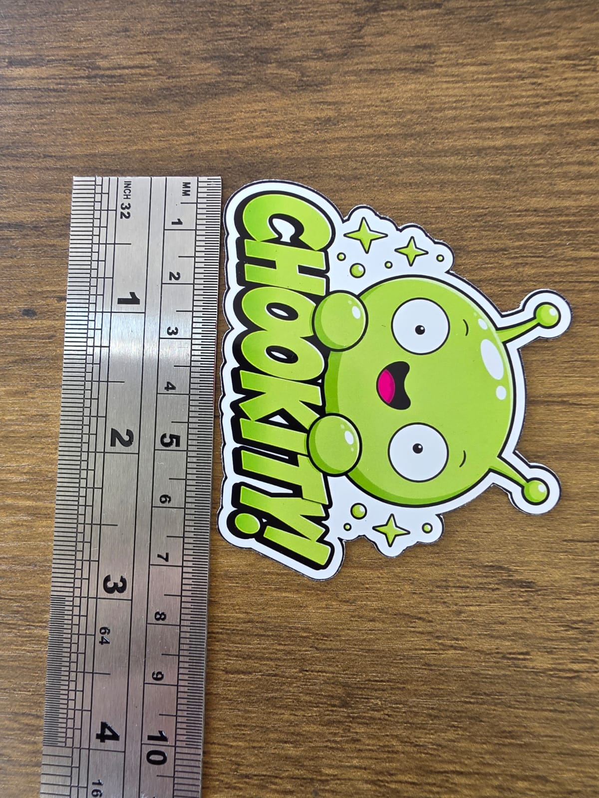 Final Space Inspired Mooncake & Chookity Glossy Die Cut Sticker | 2 Sizes Available