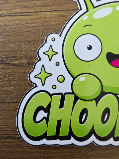Final Space Inspired Mooncake & Chookity Glossy Die Cut Sticker | 2 Sizes Available