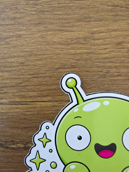 Final Space Inspired Mooncake & Chookity Glossy Die Cut Sticker | 2 Sizes Available