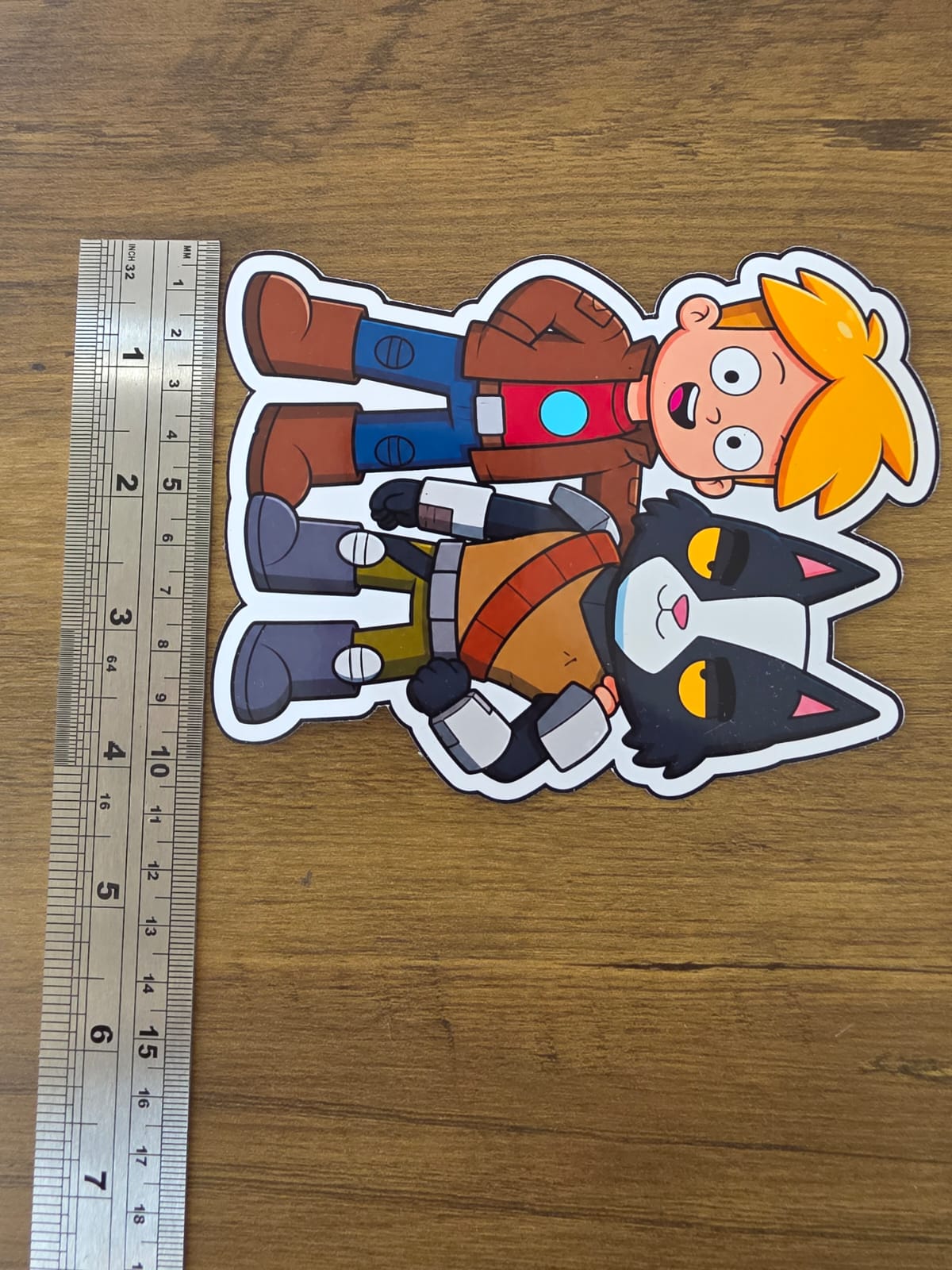 Final Space Inspired Gary & Avocato Glossy Die Cut Sticker | 2 Sizes Available