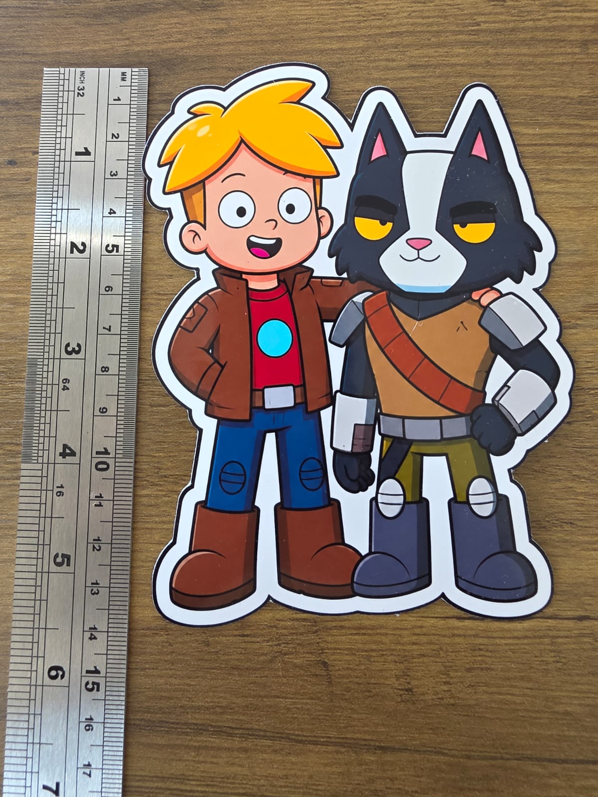 Final Space Inspired Gary & Avocato Glossy Die Cut Sticker | 2 Sizes Available