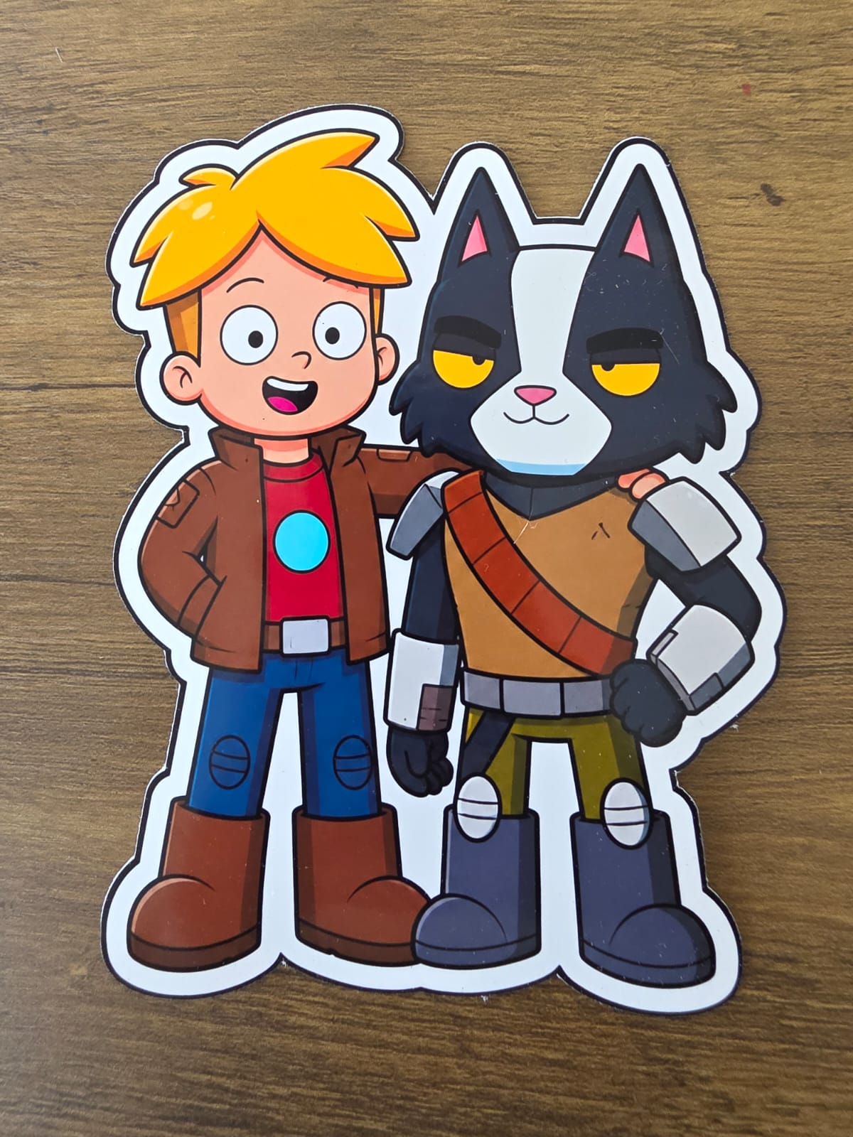 Final Space Inspired Gary & Avocato Glossy Die Cut Sticker | 2 Sizes Available