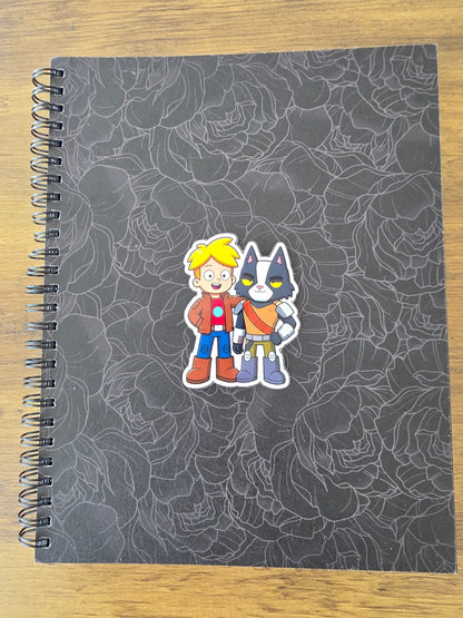 Final Space Inspired Gary & Avocato Glossy Die Cut Sticker | 2 Sizes Available