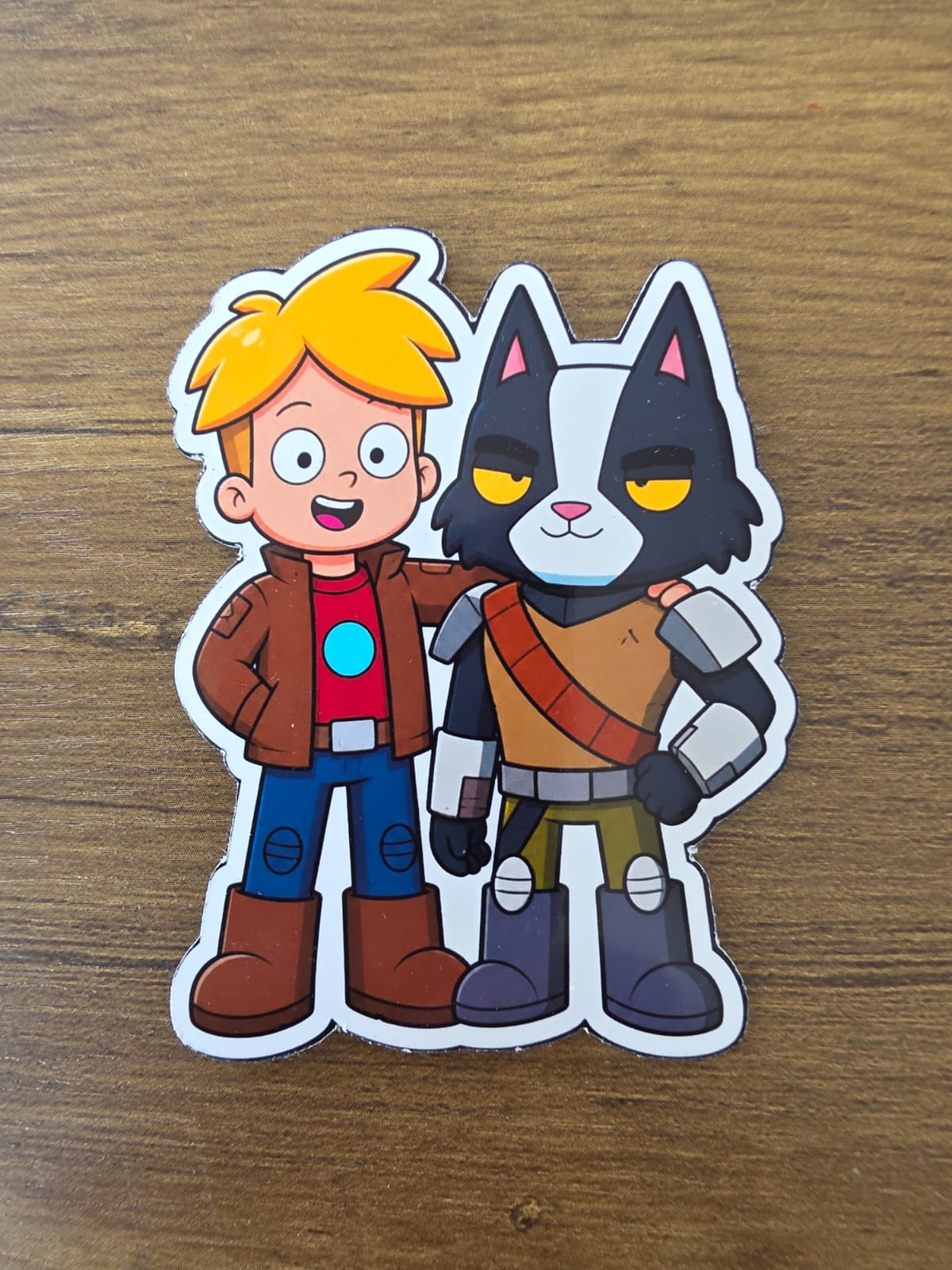 Final Space Inspired Gary & Avocato Glossy Die Cut Sticker | 2 Sizes Available
