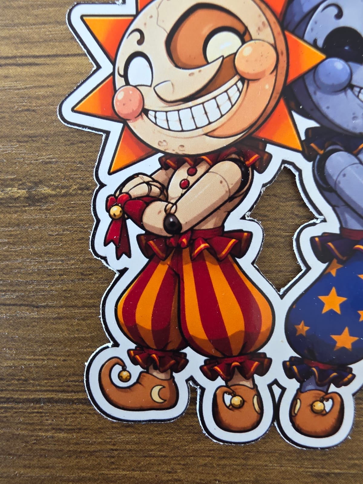 Five Nights at Freddy's: Security Breach Inspired Sun & Moon Glossy Die Cut Sticker | 2 Sizes Available