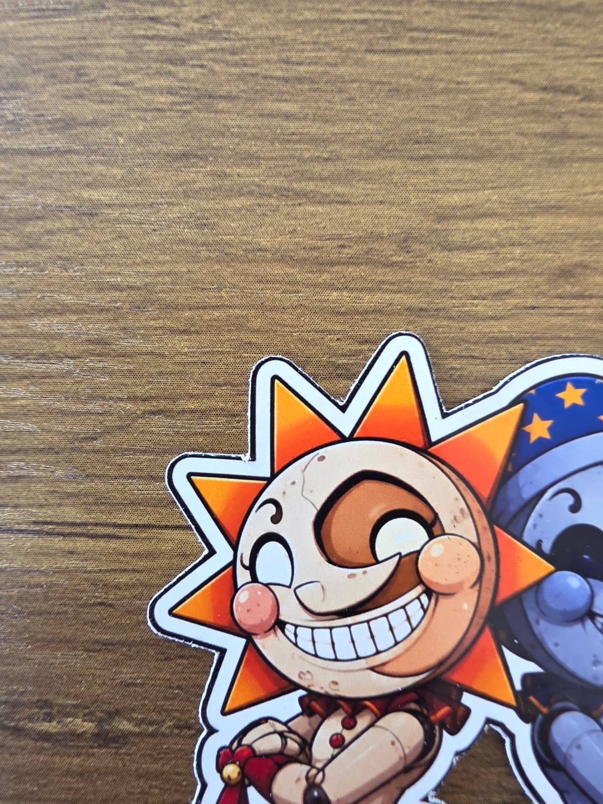 Five Nights at Freddy's: Security Breach Inspired Sun & Moon Glossy Die Cut Sticker | 2 Sizes Available