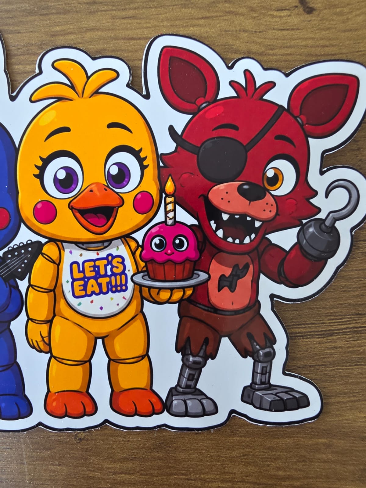 Five Nights at Freddy's Inspired Freddy Bonnie Chica Foxy Sticker | 2 Sizes Available
