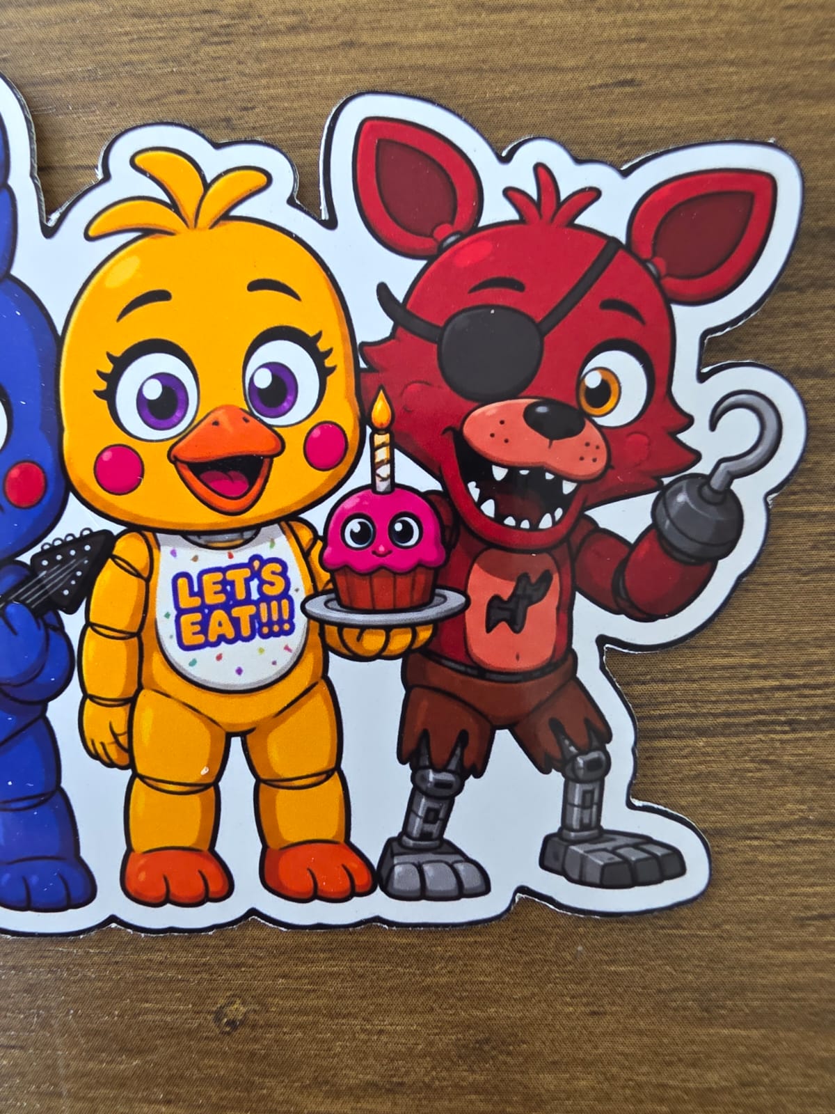 Five Nights at Freddy's Inspired Freddy Bonnie Chica Foxy Sticker | 2 Sizes Available