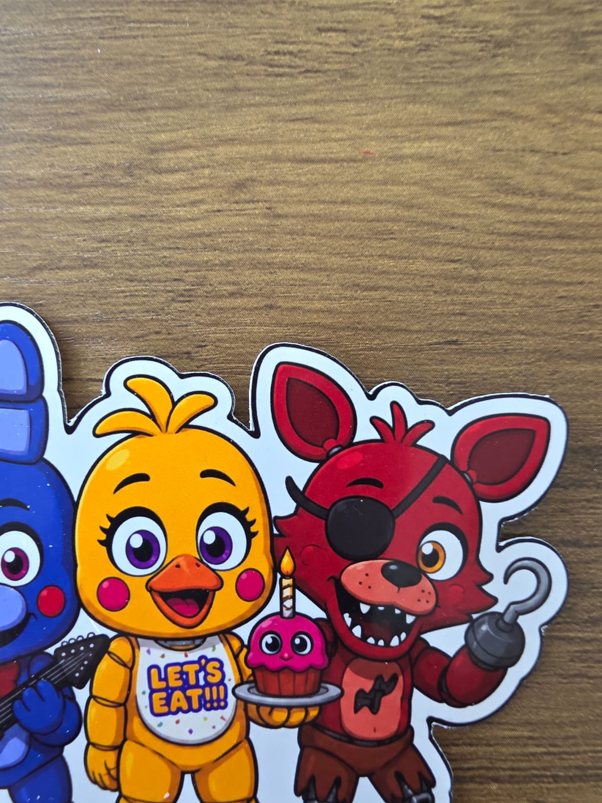 Five Nights at Freddy's Inspired Freddy Bonnie Chica Foxy Sticker | 2 Sizes Available