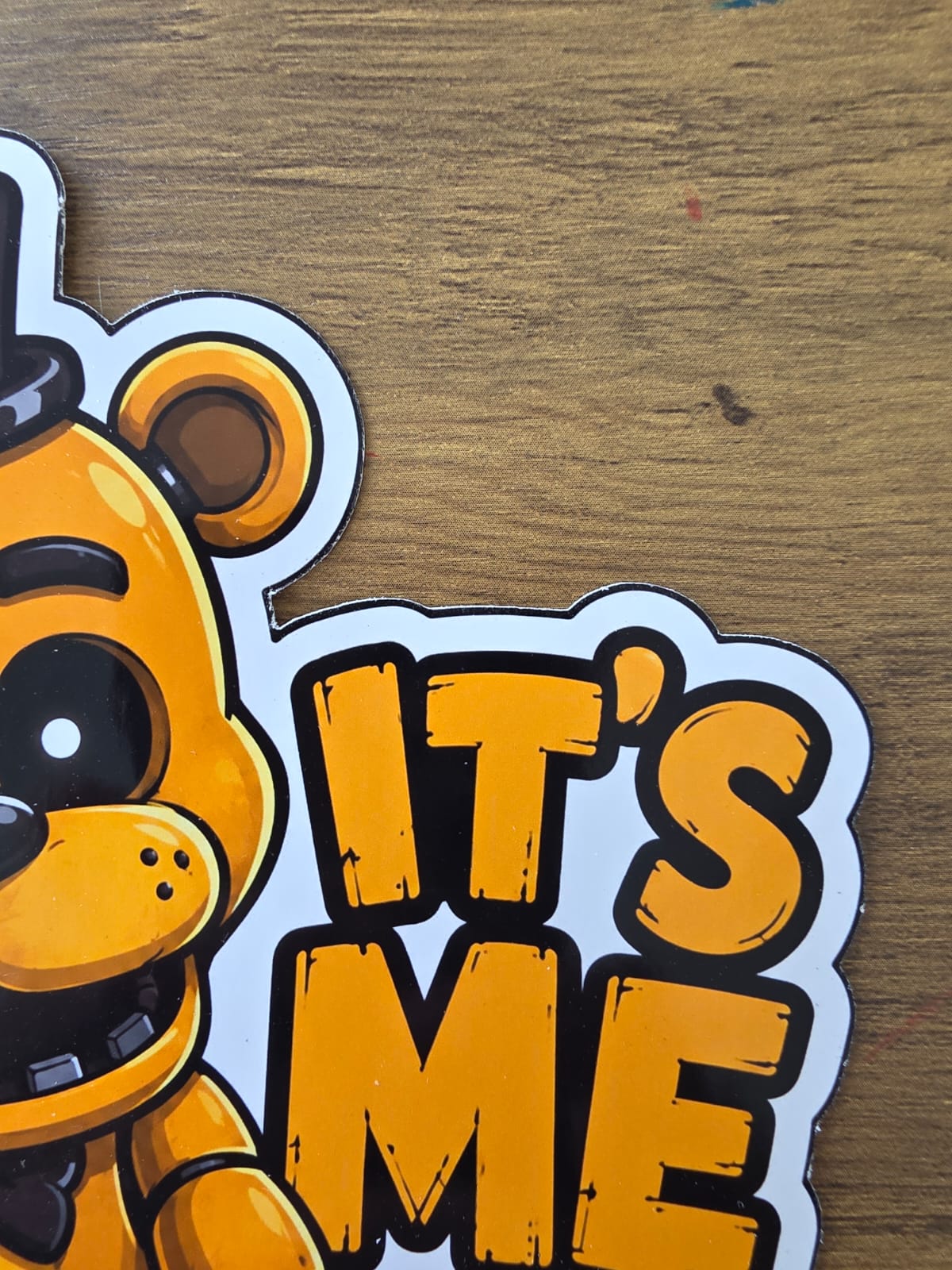 Five Nights at Freddy's Inspired Golden Freddy 'IT'S ME' Sticker | 2 Sizes Available