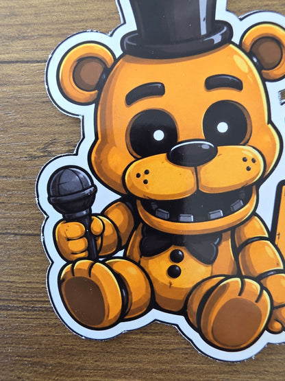 Five Nights at Freddy's Inspired Golden Freddy 'IT'S ME' Sticker | 2 Sizes Available