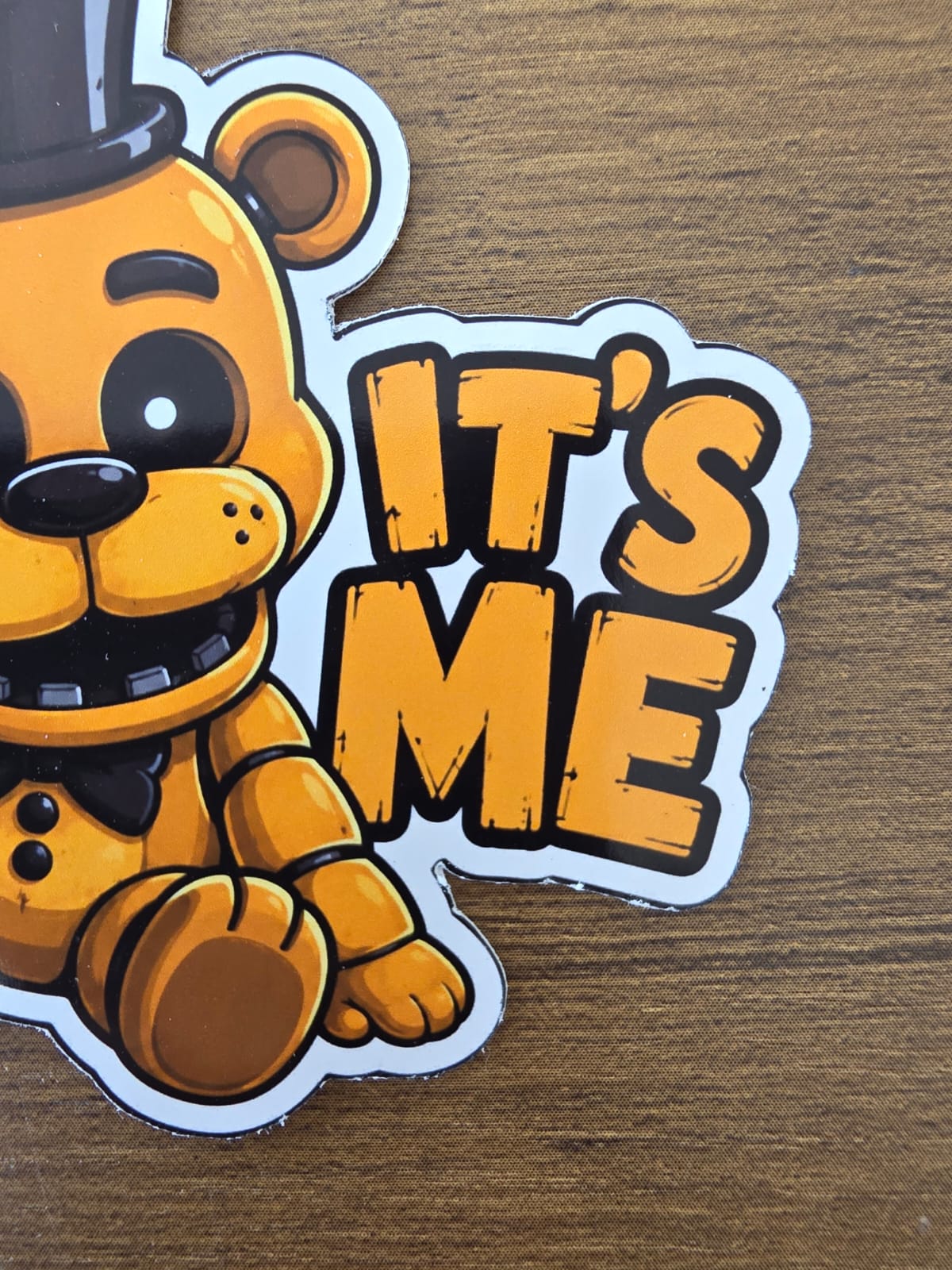 Five Nights at Freddy's Inspired Golden Freddy 'IT'S ME' Sticker | 2 Sizes Available