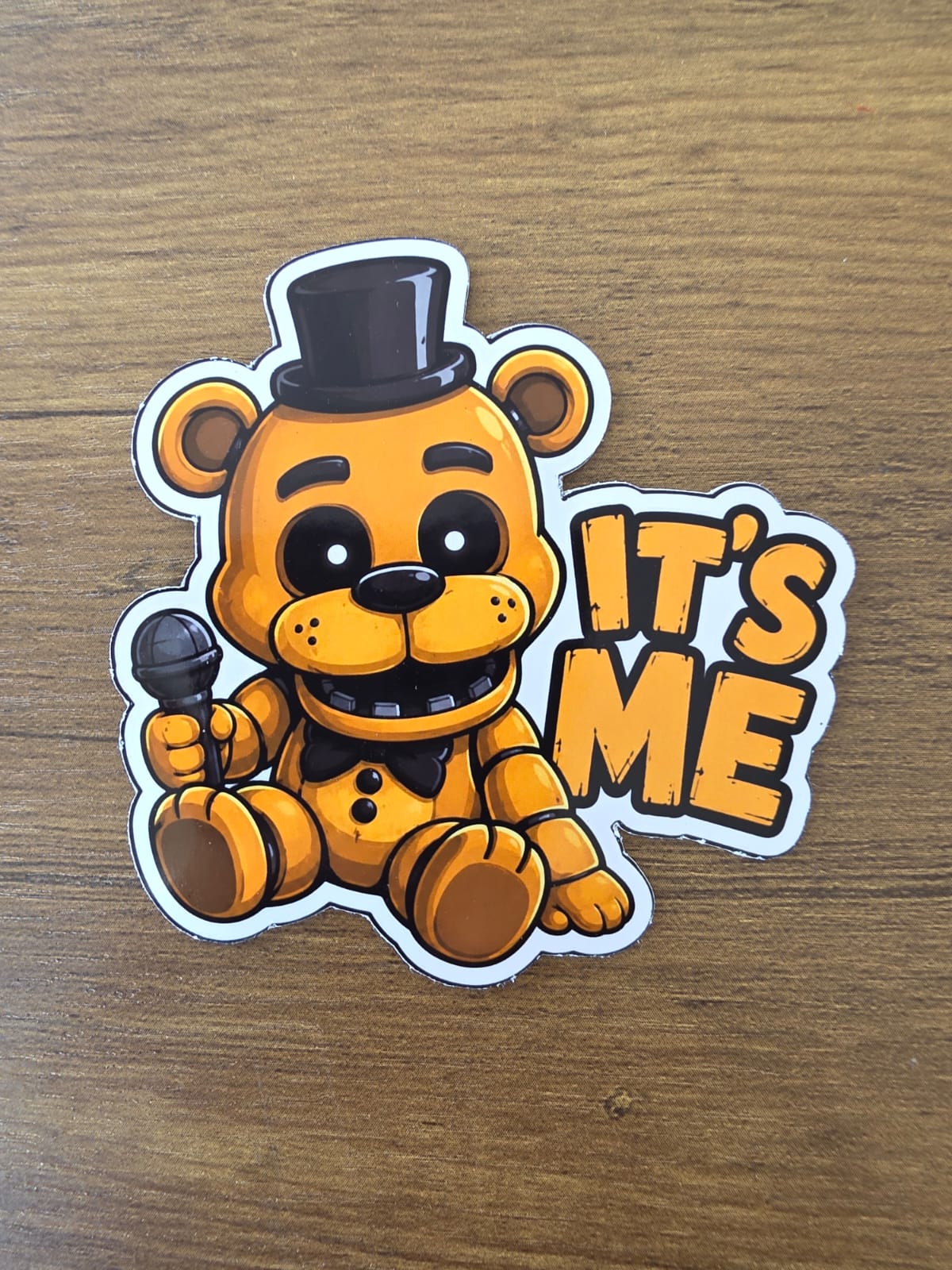Five Nights at Freddy's Inspired Golden Freddy 'IT'S ME' Sticker | 2 Sizes Available